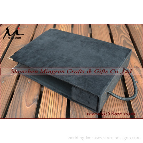 Fabric Linen Velvet Swatch Sample Book Cover with Screw Binding